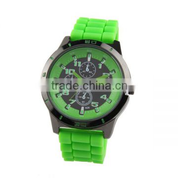 Colorful Silicon Watch Band Watch