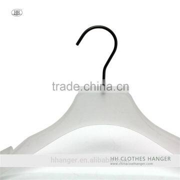 HH White Round Shoulder 17" Adult Man Woman Top Jacket Cloth Plastic Hangers photo-3