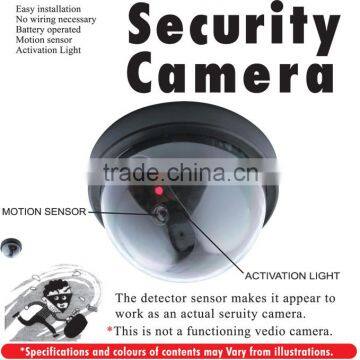 2016 Best Selling Excellent Deterrent 2pcs 1.5VAA Batteries Operated Blinking RED LED CCTV Dome Dummy Fake Seceurity Camera photo-4