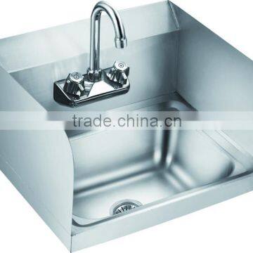 Stainless Steel Single Bowl Above Counter Hand Wash Basin Kitchen Sink GR-557C