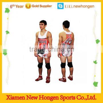 Promotional full sublimation youth wrestling singlet