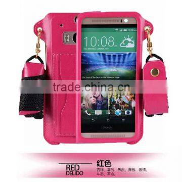 For HTC One m8 pu Leather Case,wallet Cover Mobile Phone Case for HTC One m8 photo-3