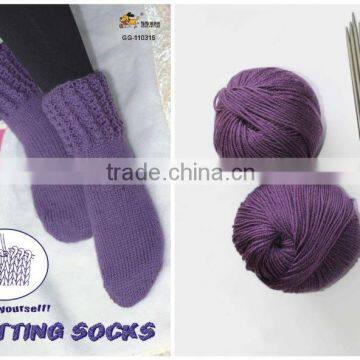 DIY socks knitting kit