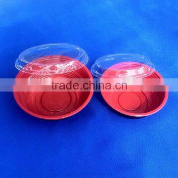 Red PP Bowl Japan Plastic Container