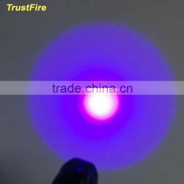 TrustFire WF-501B 365nm 3W UV rechargeable led Professional UV Inspection Flashlight