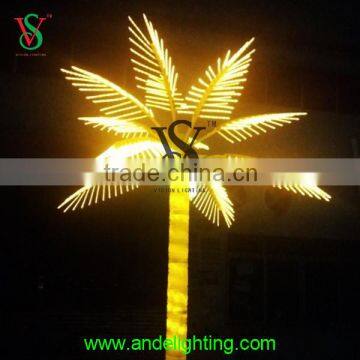 6m height lighted coconut tree lighting for Christmas decoration