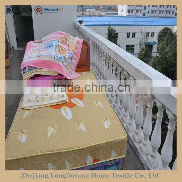 100%polyester Manufactory wholesale cartoon flannel&sherpa baby toys yiwu blanket factory