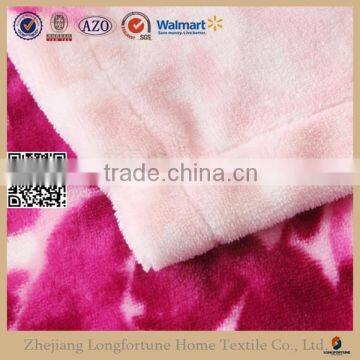 Soft warm polyester polar fleece blanket