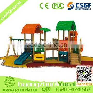 multi function wood kids playground outdoor wooden swing slides