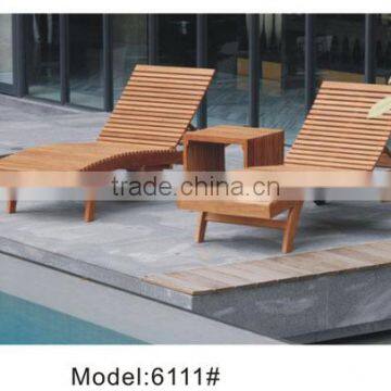 Wooden sun lounger chair daybed outdoor furniture wooden sun lounger