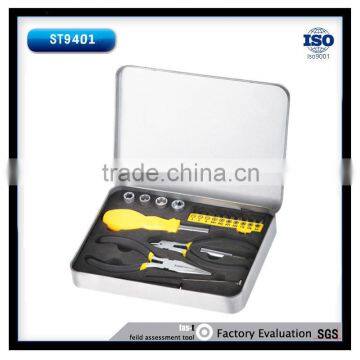 China Tool , 21Pcs China Tool in High Quality ,Tin Box Hand Tool Kit