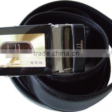 boshiho black leather belt for man