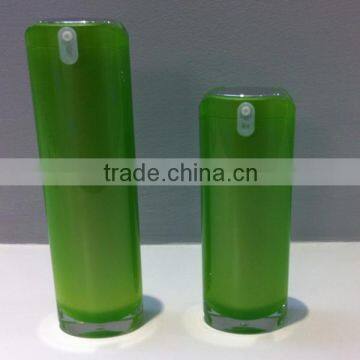 acrylic oval shape airless bottle new type acrylic airless bottle