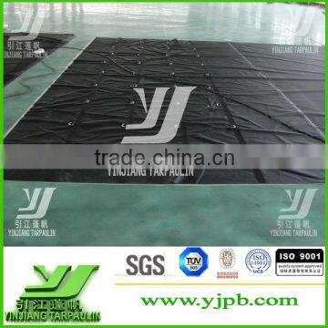 18oz/610gsm vinyl tarps with d-rings, 14'x28' PVC steel Tarpaulin