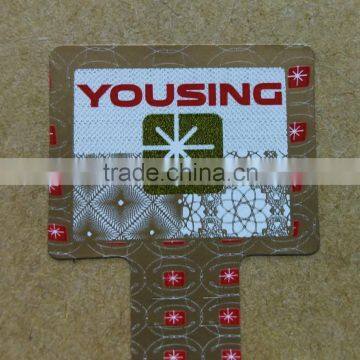 New Arrival Custom Hologram Sticker PET Hologram Paper Printing Label