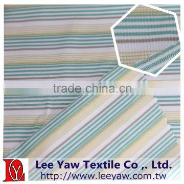 92% Polyester 8% Spandex Yarn Dyed Stripe Pique Fabric With Permanent Wicking Yarn for Garment photo-3