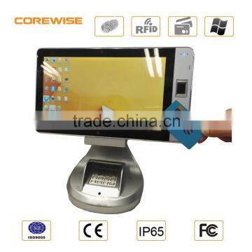 Windows8 / 10 OS IP65 rugged stents tablet pc fingerprint with password keyboard