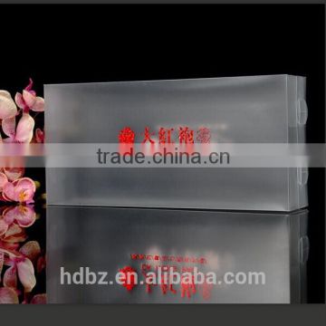 environmental PVC PP PET China tea packaging box