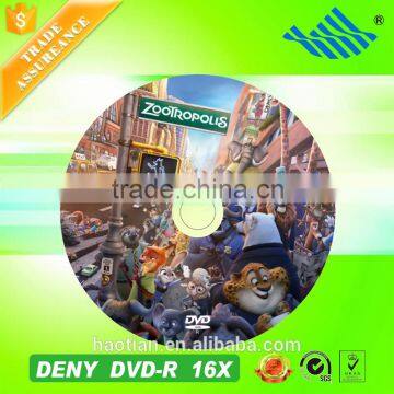 Haotian high quality printing wholesale dvd replication