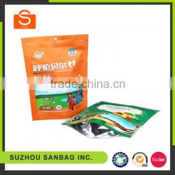 Stand up Food Pack Resealable Food Plastic Bag
