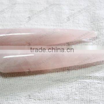 Wholesale Facial Massage Stick,gemstone Rose Quartz Massager Sticks photo-3