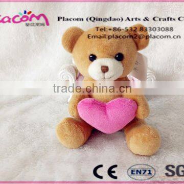 High quality Best selling Love gifts Wholesale Cheap Valentine's gifts Plush toy Bear with Heart