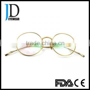 Hot Sell High Quality Golden Titanium B Optical Glasses