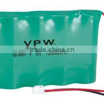 Rechargeable F 6V 12000mah ni mh battery pack for power tools