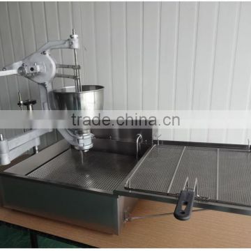 T102 mini commercial manual donut maker Machine with fryer for sale