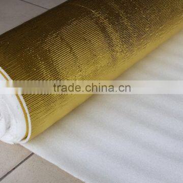 Gold heat insulation rolls Sound proof EPE foam aluminum foil