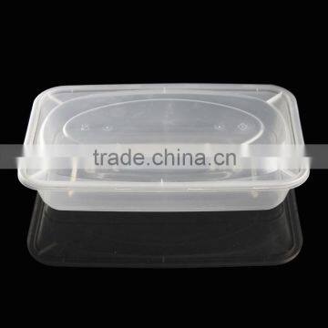 meat plastic container PP dish plate plastic plate 1200ml