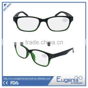 latest design new style fashion plastic reading glasses