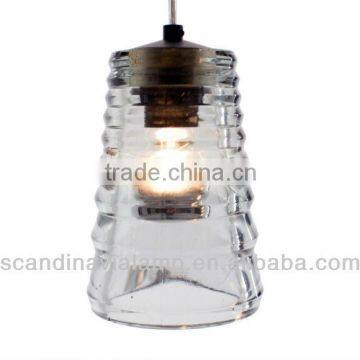 Manufacturer's mini glass bottle pendant square glass pendant lighting