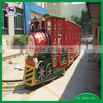 electric track train for amusement paek