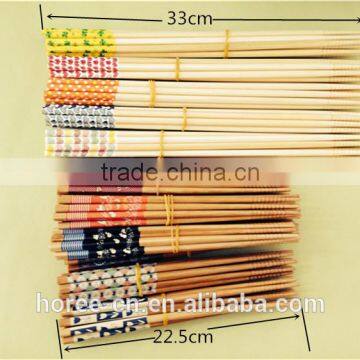household colored bamboo wooden chopsticks