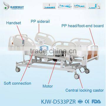 5 Functions ICU Electric Orthopaedics Hospital Bed With Rails photo-2