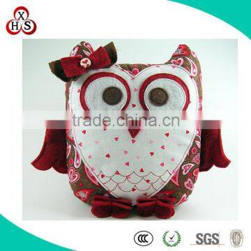 High Quality Wholesale New Design Custom Made home decoration owl cushions OEM service