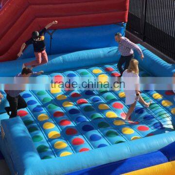 Hola adult inflatable twister game/inflatable twister/inflatable twister mattress