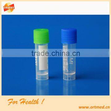 laboratory consumables sterilized cryo tube with screw cap