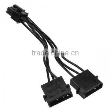 Adapter 2x Molex to 6 pin PCIe Power Cable