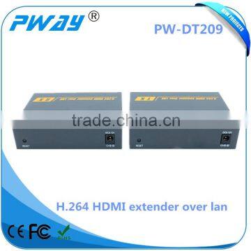Pinwei Newest 200M H.264 HDMI Extender Over IP Extender With IR and HDMI Looping Out photo-4