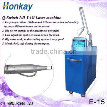 Best Selling Q-switch ND YAG Naevus Of Ota Removal Laser Tattoo 1064nm 532nm Nd-yag Laser Vascular Tumours Treatment