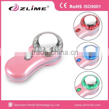 Newest Handheld Home Use Rechargeable Ultrasonic Skin Care device cryotherapy beauty machine