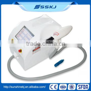 2016 Hot sale portable q switcherbium yag laser for skin whitening