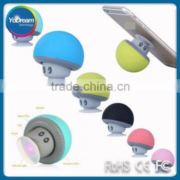 Best selling products amplified sound cartoon head mini mushroom bluetooth speaker