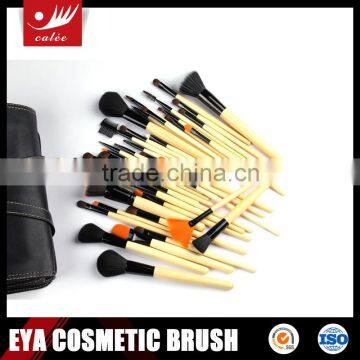 40pcs Professional Cosmetic Brush Set,black Case,black Ferrule and White Handle