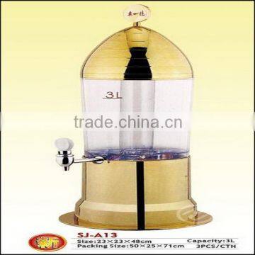 Plastic wine container