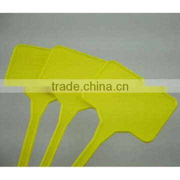Plastic Yellow Plant Marker T Label Nursery Garden Label