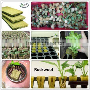 Mineral substrate Hydroponic rockwool Cubes for net pot