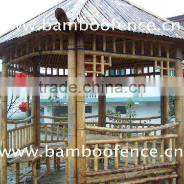 natural bamboo gazebo